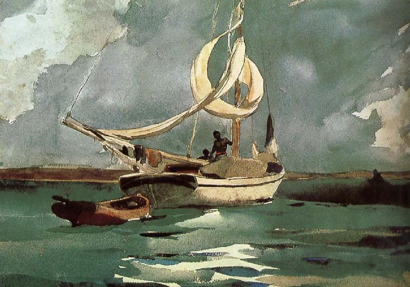 Winslow Homer Sailing Germany oil painting art